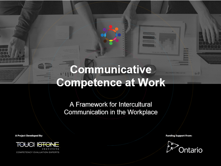 Communicative Competence at Work Graphic - A Framework for Intercultural Communication in the Workplace