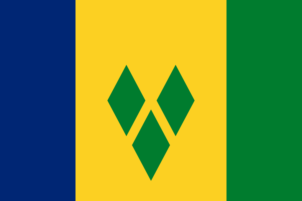 Saint Vincent & the Grenadines Flag