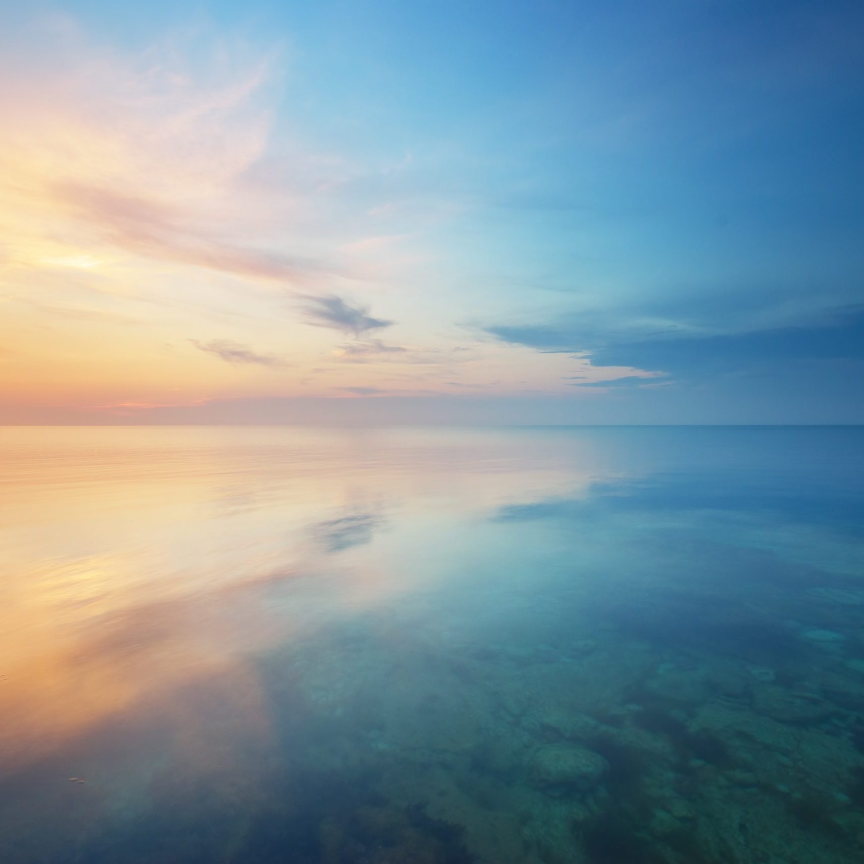 Beautiful seascape. Composition of nature.